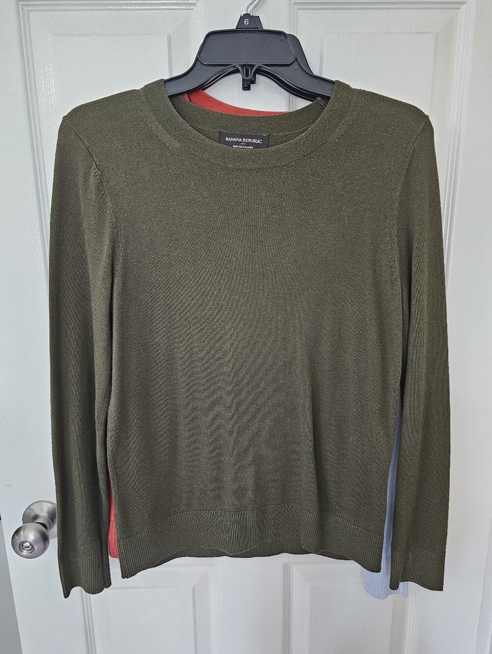Banana Republic Factory Forever Sweater Bundle Blue, Green, Burnt Orange Small - Picture 5 of 10
